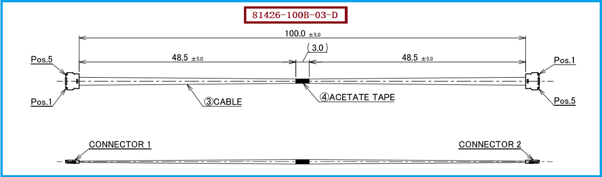I-PEX 81426-100B-03-D极细同轴线束 I-PEX 81426-100B-03-D极细同轴线束
