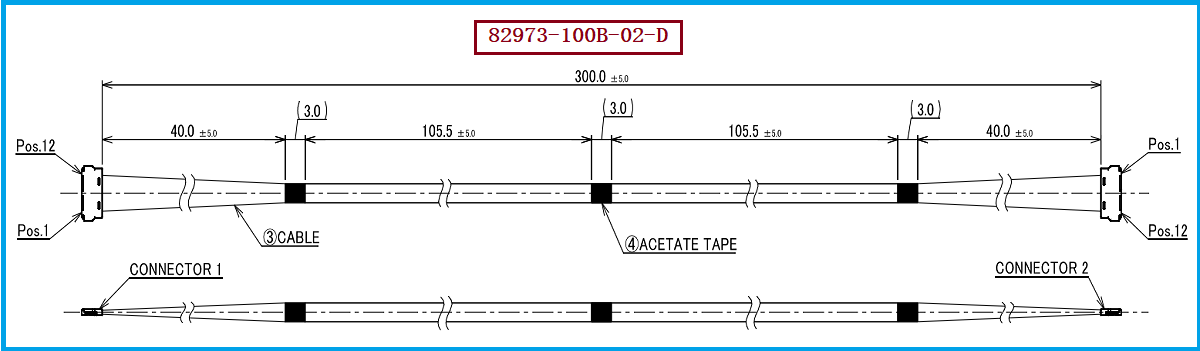 I-PEX 82973-100B-02-D极细同轴线束 I-PEX 82973-100B-02-D极细同轴线束
