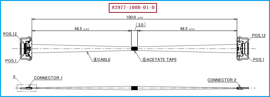 I-PEX 82977-100B-01-D极细同轴线束 I-PEX 82977-100B-01-D极细同轴线束