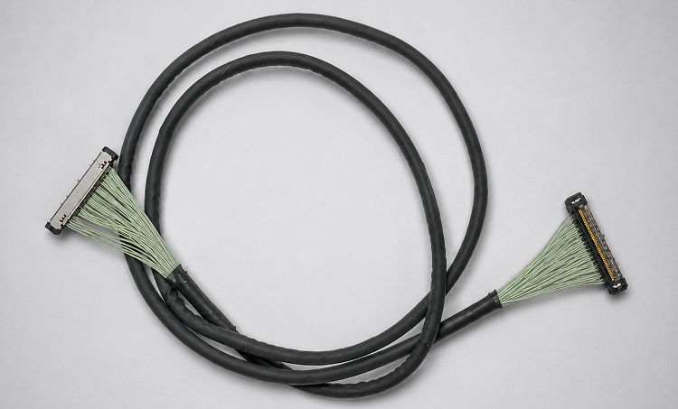 I-PEX 20373-R40T-06极细同轴线束(1)